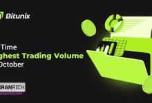 صرافی بیت یونیکس Bituix بیشترین حجم معاملات را در ماه اکتبر ثبت کرد.