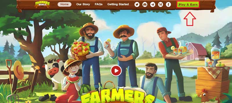 آموزش ثبت نام در بازی فارمرز ورلد (Farmers World)
