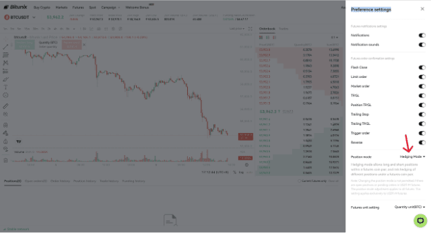 صرافی بیت یونیکس Bitunix معاملات دو طرفه (Hedge Mode) را در بخش فیوچرز خود راه‌اندازی کرد