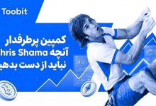همکاری ویژه صرافی Toobit با کریس شارما و پاداش 1 میلیون دلاری
