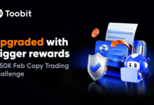 بازگشت چالش معاملاتی کپی‌ترید Toobit با جوایزی ویژه‌تر به ارزش 150 هزار دلار