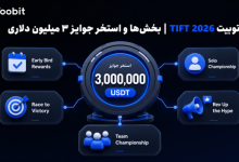 Toobit TIFT 2026 | بررسی بخش ها و استخر جوایز ۳ میلیون دلاری