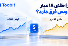 چرا طلای 18 عیار هم مسیر اونس جهانی حرکت نمی کند؟ | بررسی دلایل واگرایی قیمت